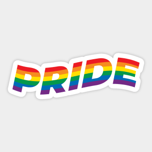 Pride - Gay Flag Sticker